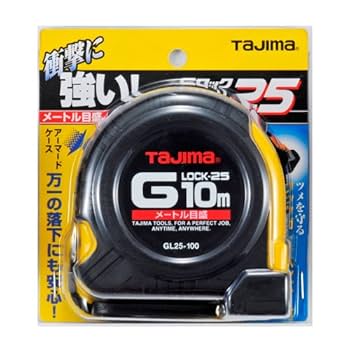 Amazon.co.jp: タジマ(Tajima) コンベックス 10m×25mm Gロック25